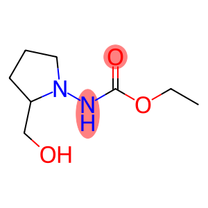 Carbamic  acid,  [2-(hydroxymethyl)-1-pyrrolidinyl]-,  ethyl  ester  (9CI)