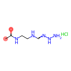 Acetamide, N-[2-[(hydrazinyliminomethyl)amino]ethyl]-, hydrochloride (1:1)