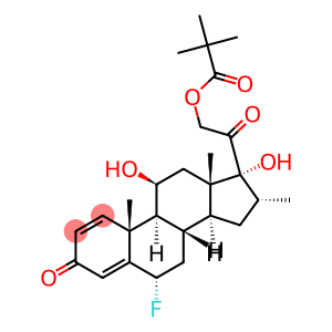 6alpha-fluoro-11beta,17,21-trihydroxy-16alpha-methylpregna-1,4-diene-3,20-dione 21-pivalate