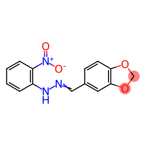 (1E)-1-(1,3-benzodioxol-5-ylmethylidene)-2-(2-nitrophenyl)hydrazine