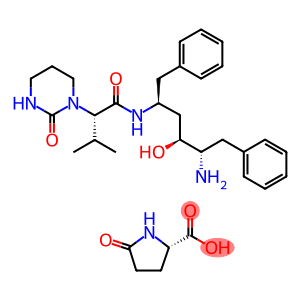 (2S,3S,5S)-2-Amino-3-hydroxy-5-(1-tetra hydro pyrmid-2-only)-3-methyl butanoyl) amino-1,6-diphenyl hexane-Spyro-glutamate