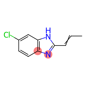 1H-Benzimidazole,5-chloro-2-(1-propenyl)-(9CI)