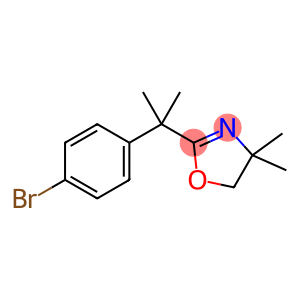 2-[1-(4-溴苯基)-1-甲基乙基]-4,5-二氢-4,4-二甲基恶唑