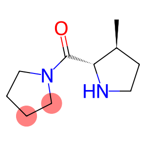 Pyrrolidine, 1-[(3-methyl-2-pyrrolidinyl)carbonyl]-, (2S-trans)- (9CI)