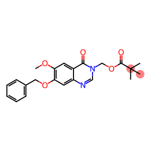 7-Benzyloxy-6-methoxy-3-[(pivaloyloxy)methyl]-3,4-dihydroquinazolin-4-one