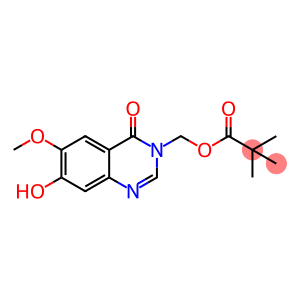 (7-Hydroxy-6-Methoxy-4-oxoquinazolin-3(4H)-yl)Methyl pivalate