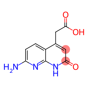 2-(7-AMINO-2-HYDROXY[1,8]NAPHTHYRIDIN-4-YL)-ACETIC ACID