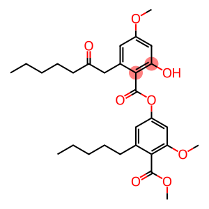 4-[2-Hydroxy-4-methoxy-6-(2-oxoheptyl)benzoyloxy]-2-methoxy-6-pentylbenzoic acid methyl ester