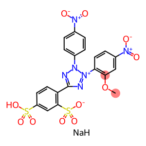 2-(2-methoxy-4-nitrophenyl)-3-(4-nitrophenyl)-5-(2,4-disulfophenyl)-2H-tetrazolium,monoSodium salt