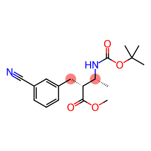 (2R,3R)-甲基 3-((叔-丁氧羰基)氨基)-2-(3-氰基苯甲基)丁酯