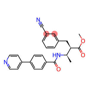 Benzenepropanoic acid, 3-cyano-a-[1-[[4-(4-pyridinyl)benzoyl]aMino]ethyl]-, Methyl ester, [R-(R*,R*)]-