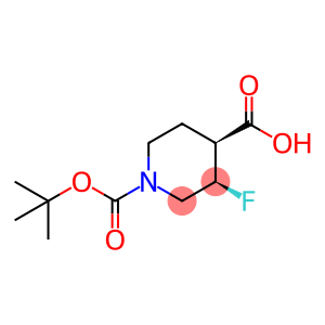 (3R,4S)-1-(tert-butoxycarbonyl)-3-fluoropiperidine-4-carboxylic acid