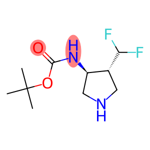 Tert-butyl ((3S,4R)-4-(difluoromethyl)pyrrolidin-3-yl)carbamate