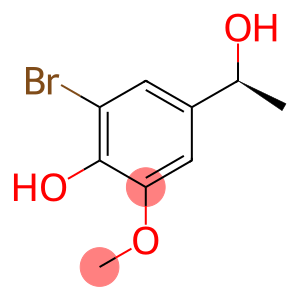 Benzenemethanol, 3-bromo-4-hydroxy-5-methoxy-α-methyl-, (αS)-