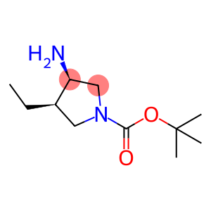 tert-butyl (3R,4R)-3-amino-4-ethyl-pyrrolidine-1-carboxylate