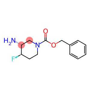 (3R,4R)-3-氨基-4-氟哌啶-1-羧酸苄酯