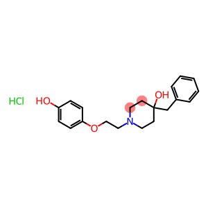 4-Benzyl-4-hydroxy-1-[2-(4-hydroxyphenoxy)ethyl]piperidine hydrochloride