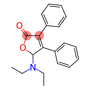 2(5H)-Furanone,  5-(diethylamino)-3,4-diphenyl-