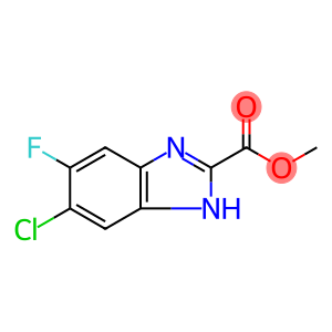 methyl 6-chloro-5-fluoro-1H-benzo[d]imidazole-2-carboxylate