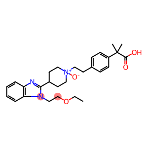 Benzeneacetic acid, 4-[2-[cis-4-[1-(2-ethoxyethyl)-1H-benzimidazol-2-yl]-1-oxido-1-piperidinyl]ethyl]-α,α-dimethyl-