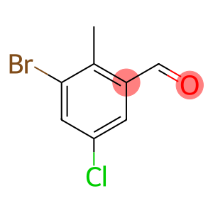 3-Bromo-5-chloro-2-methylbenzaldehyde