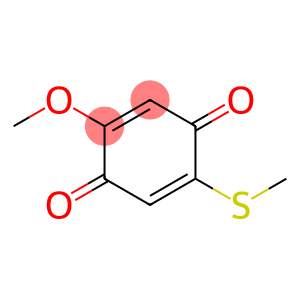 2-Methoxy-5-(methylthio)-2,5-cyclohexadiene-1,4-dione