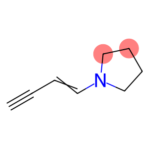 Pyrrolidine, 1-(1-buten-3-ynyl)- (8CI,9CI)