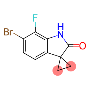 Spiro[cyclopropane-1,3'-[3H]indol]-2'(1'H)-one, 6'-bromo-7'-fluoro-