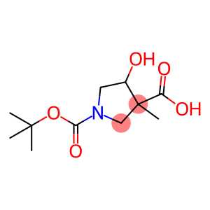 1-(TERT-BUTOXYCARBONYL)-4-HYDROXY-3-METHYLPYRROLIDINE-3-CARBOXYLIC ACID