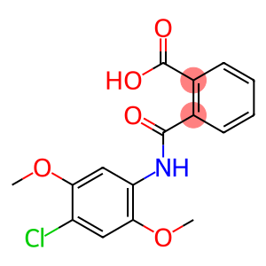 2-((4-chloro-2,5-dimethoxyphenyl)carbamoyl)benzoic acid