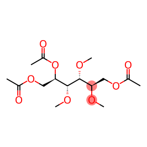 2-O,3-O,4-O-Trimethyl-D-mannitol triacetate