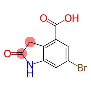 1H-Indole-4-carboxylic acid, 6-bromo-2,3-dihydro-2-oxo-