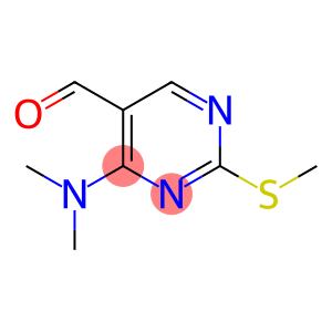 4-(二甲氨基)-2-(甲硫基)嘧啶-5-碳醛