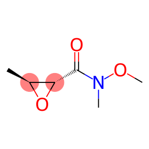 Oxiranecarboxamide, N-methoxy-N,3-dimethyl-, trans- (9CI)