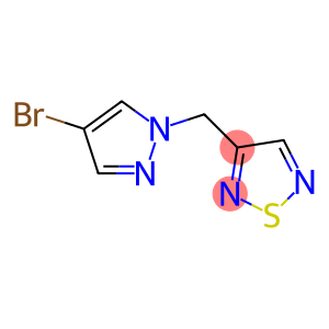 1,2,5-Thiadiazole, 3-[(4-bromo-1H-pyrazol-1-yl)methyl]-