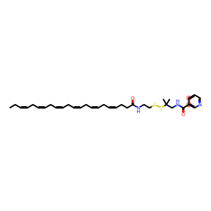 N-(2-((2-((4Z,7Z,10Z,13Z,16Z,19Z)-Docosa-4,7,10,13,16,19-hexaenamido)ethyl)disulfanyl)-2-methylpropyl)nicotinamide