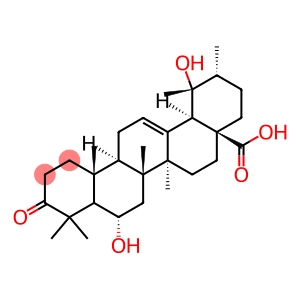 19-Dihydroxy-3-oxours-12-en-28-oic acid