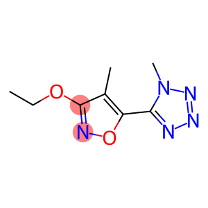 1H-Tetrazole,5-(3-ethoxy-4-methyl-5-isoxazolyl)-1-methyl-(9CI)