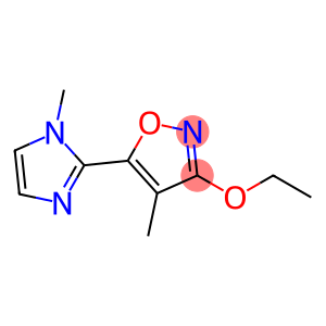 Isoxazole, 3-ethoxy-4-methyl-5-(1-methyl-1H-imidazol-2-yl)- (9CI)