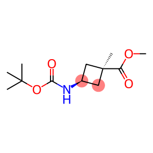 methyl cis-3-{[(tert-butoxy)carbonyl]amino}-1-methylcyclobutane-1-carboxylate