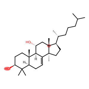 Lanost-7-ene-3β,11α-diol