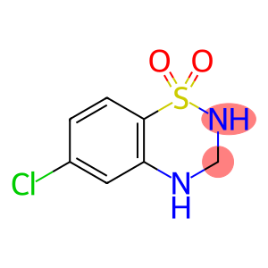 2H-1,2,4-Benzothiadiazine, 6-chloro-3,4-dihydro-, 1,1-dioxide