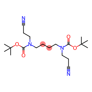 丁烷-1,4-二基双((2-氰乙基)氨基甲酸叔丁酯)