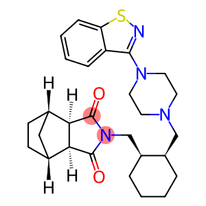 (3aR,4R,7S,7aS)-2-(((1R,2R)-2-((4-(benzo[d]isothiazol-3-yl)piperazin-1-yl)methyl)cyclohexyl)methyl)hexahydro-1H-4,7-methanoisoindole-1,3(2H)-dione hydrochloride