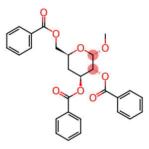 Methyl 2,3,6-Tri-O-benzoyl-4-deoxy-a-D-glucopyranoside