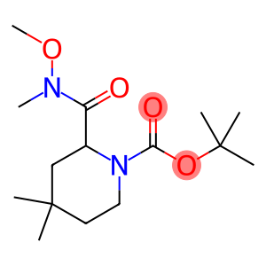 1-Piperidinecarboxylic acid, 2-[(methoxymethylamino)carbonyl]-4,4-dimethyl-, 1,1-dimethylethyl ester