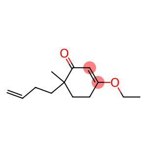 2-Cyclohexen-1-one,6-(3-butenyl)-3-ethoxy-6-methyl-(9CI)