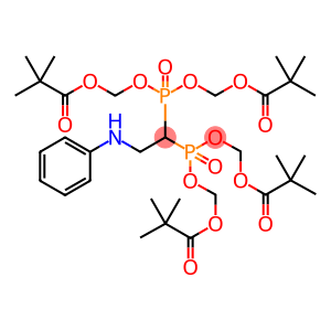 Propanoic acid, 2,2-dimethyl-, 1,1′,1′′,1′′′-[[2-(phenylamino)ethylidene]bis[pho…