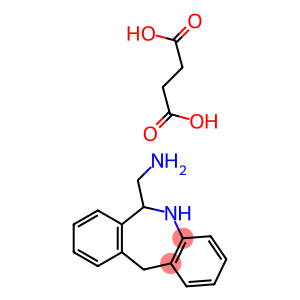 6-(AMINOMETHYL)-6,11-DIHYDRO-5H-DIBENZ(B.E) AZPINE SUCCINATE