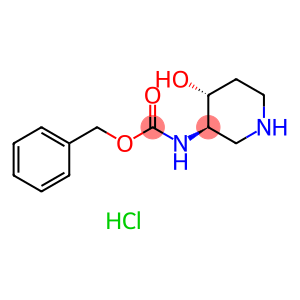 苯甲基 ((3R,4R)-4-羟基哌啶-3-基)氨基甲酯盐酸